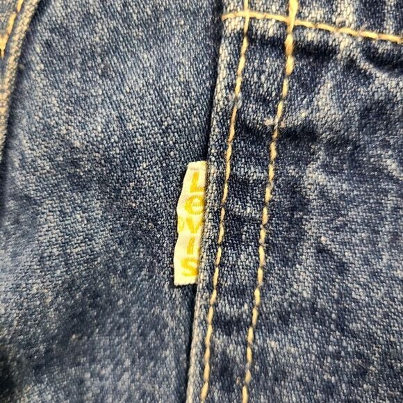 RARE VTG 70s Levi's Strauss white tab tulip high rise mom jeans straight Sz 9 - Picture 8 of 14